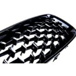 2 calandre noir brillant spots diamant chrome BMW série 3 GT F34 2012 - 2018 – Image 3