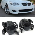 2 ANTIBROUILLARD NOIR TRANSLUCIDE BMW POUR SERIE 5 E60 E61 PACK M