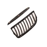 2 GRILLE DE CALANDRE CONVEXE NOIR MAT BMW SERIE 3 E90 E91 PHASE 1 DE 2005 A 08/2008 – Image 4