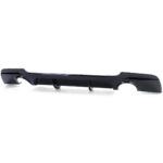 Diffuseur arrière noir look M performance pour BMW série 3 E92 E93 335d 335i pack M de 2007 à 2013 – Image 5