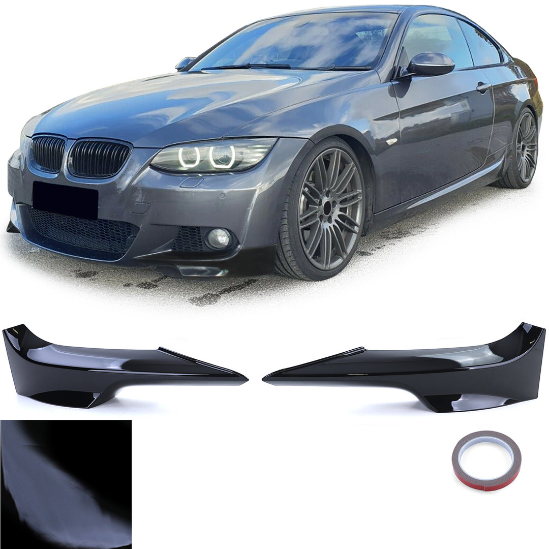 BM921761SL-1.jpg 2 extensions de pare-chocs avant pour BMW série 3 E92 phase 2 pack M de 03/2010 à 2013 – Image 1