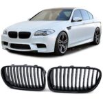 2 CALANDRE NOIR BRILLANT + VERNIS LOOK M PERFORMANCE BMW SERIE 5 F10 F11 – Image 2