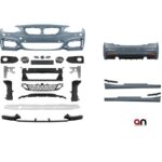 PARECHOC AVANT ARRIERE BAS DE CAISSE PACK M PERFORMANCE POUR BMW SERIE 2 F22 + 2 ANTIBROUILLARD
