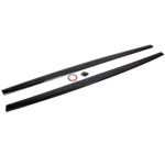 2 lame extensions sous bas de caisse noir brillant look M performance pour BMW série 3 F30 et F31 pack M
