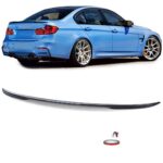 Becquet aileron de coffre couleur carbone look M performance pour BMW série 3 F30 berline