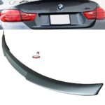 Becquet aileron de coffre noir mat look M performance pour BMW M4 F82 coupé