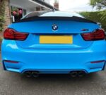 Becquet aileron de coffre noir mat look M performance pour BMW M4 F82 coupé – Image 3