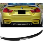 Becquet de coffre look M4 couleur carbone pour BMW M4 F82 coupé