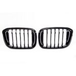 2 calandre look M performance noir brillant pour BMW X3 G01 G08 et X4 G02 phase 1 – Image 2