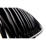 2 CALANDRE DOUBLE LAME NOIR BRILLANT POUR BMW X3 G01 G08 ET X4 G02 – Image 3