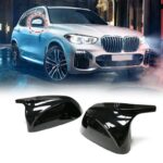 2 coque rétroviseur look M noir brillant pour BMW X3 G01 X4 G02 X5 G05 X6 G06 X7 G07