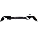 Diffuseur arrière noir brillant look M performance compétition pour BMW série 3 G20 G21 pack M phase 1 de 2019 à 06/2022