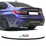 Becquet aileron de coffre look M performance noir brillant BMW série 3 G20 berline – Image 2