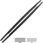 2 lame sous bas de caisse noir mat look M performance pour BMW série 5 G30 G31 pack M – Image 5