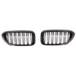 2 CALANDRE NOIR BRILLANT DOUBLE LAME BMW SERIE 5 G30 ET G31 PHASE 1 – Image 3