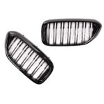 2 CALANDRE NOIR BRILLANT DOUBLE LAME BMW SERIE 5 G30 ET G31 PHASE 1 – Image 2