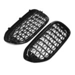 2 calandre noir brillant à spots diamant chrome BMW série 5 G30 et G31 phase 1 de 02/2017 à 06/2020 – Image 3