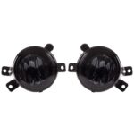 2 antibrouillard noir translucide pour BMW X1 E84 de 10/2009 à 06/2015