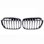2 CALANDRE M PERFORMANCE NOIR BRILLANT BMW X1 F48 DE 09/2015 A 06/2019