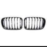 2 calandre noir brillant look M performance pour BMW X3 F25 phase 1 de 2010 à 06/2014