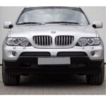 2 GRILLE DE CALANDRE CHROME / TITANIUM BMW X5 E53 LCI RESTYLEE DE 01/2004 A 2006 – Image 4