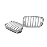 2 calandre chrome et gris titanium pour BMW X5 E70 de 03/2007 à 2013 – Image 3