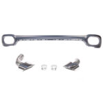 Diffuseur + embouts de pot inox look V8 pour BMW X6 F16 sans pack M – Image 7