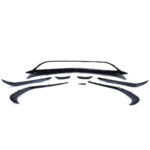KIT SPOILER AERO NOIR BRILLANT MERCEDES CLASSE A W176 PHASE 2 DE 08/2015 A 2018 AVEC PACK AMG – Image 11