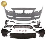 Pare-chocs avant look M5 pour BMW série 5 F10 et F11 de 2010 à 2017 + antibrouillards – Image 6