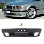 Pare-chocs avant arrière bas de caisse look pack M en abs pour BMW série 5 E34 berline – Image 7