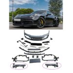 Pare-chocs avant look turbo S pour PORSCHE 911 type 992 + feux de jour led à partir de 01/2019
