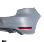 Pare-chocs arrière POUR VW GOLF 6 LOOK GTI + DIFFUSEUR DOUBLE SORTIE SIMPLE – Image 4