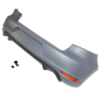Pare-chocs arrière POUR VW GOLF 6 LOOK GTI + DIFFUSEUR DOUBLE SORTIE SIMPLE – Image 5