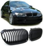 2 GRILLE DE CALANDRE NOIR BMW SERIE 3 E92 E93 LCI COUPE ET CABRIOLET A PARTIR DE 04/2010