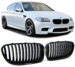 2 CALANDRE NOIR BRILLANT LOOK M PERFORMANCE POUR BMW SERIE 5 F10 F11