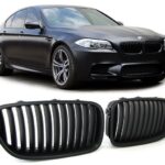 2 calandre look M performance noir mat pour BMW série 5 F10 F11