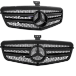 CALANDRE NOIR LOOK AMG MERCEDES CLASSE E W212 PHASE 1 DE 03/2009 A 02/2013