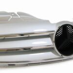 CALANDRE MERCEDES SLK R170 DE 08/1996 A 12/2003 GRIS SILVER + CHROME LOOK CL