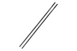 2 bas de caisse noir brillant pour VW golf 7 look R et supports de fixations