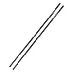 2 bas de caisse noir brillant pour VW golf 7 look R et supports de fixations