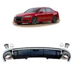 Diffuseur look RS4 pour AUDI A4 B9 berline et avant phase 1 de 05/2015 à 06/2019 standard – Image 2