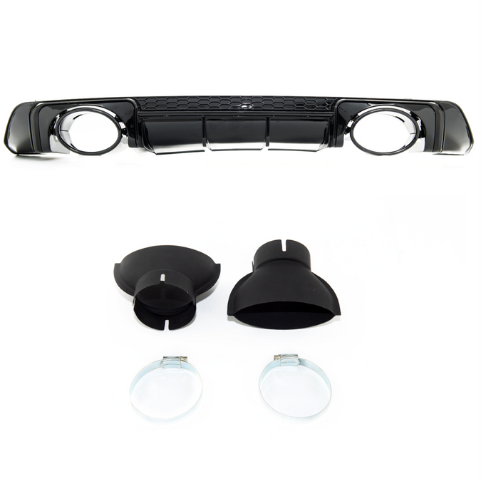 DIFAU0080-A.png Diffuseur + embouts pot noir look TT RS pour AUDI TT 8S phase 1 de 07/2014 à 06/2018 – Image 1