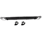 Diffuseur noir brillant look RS4 pour AUDI A4 B9 berline et avant phase 1 05/2015 à 06/2019 standard