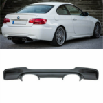 Diffuseur de pare-chocs arrière look M3 CSL 4 sortie central pour BMW série 3 E92 et E93 pack M