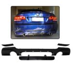 Diffuseur arrière look M performance pour BMW série 3 E92 E93 335d 335i pack M 2007 à 2013