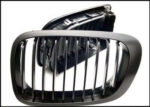 2 GRILLE DE CALANDRE NOIR BMW E46 SERIE 3 BERLINE + TOURING BREAK PHASE 1 98-01