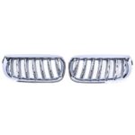 2 GRILLE DE CALANDRE CHROME POUR BMW X3 E83 PHASE 1 DE 10/2003 A 07/2006