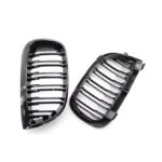 2 calandre noir brillant double lame pour BMW série 1 phase 1 E81 E87 et pack M phase 2 – Image 5