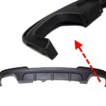 SPOILER / DIFFUSEUR ARRIERE PACK M DOUBLE SORTIE M PERFORMANCE POUR BMW SERIE 5 F10 ET F11