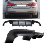 SPOILER / DIFFUSEUR ARRIERE M5 DOUBLE SORTIE POUR BMW SERIE 5 F10 ET F11 EN PACK M ET M5
